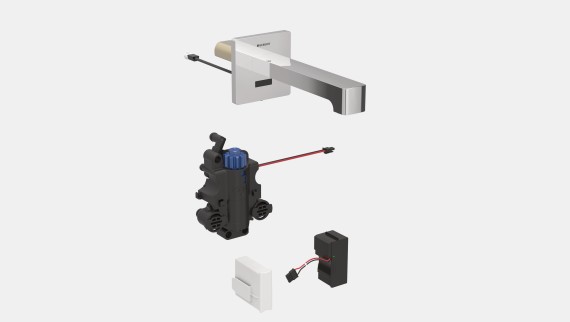 Geberit Brenta zidna armatura s autonomnim napajanjem Geberit Brenta zidna armatura s autonomnim napajanjem