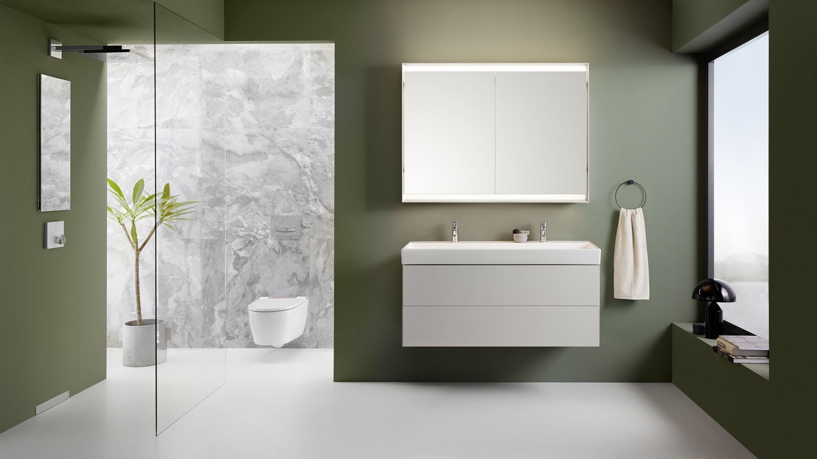 Geberit ONE kupaonica s podom bez fuga(© Geberit) Geberit ONE kupaonica s podom bez fuga(© Geberit)