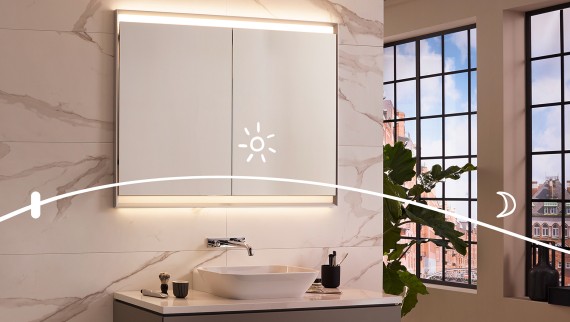 Geberit ONE element s ogledalom (© Geberit) Geberit ONE element s ogledalom (© Geberit)