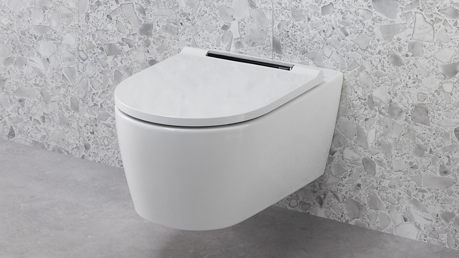 Konzolna WC školjka iz kupaonske linije Geberit ONE (© Geberit) Konzolna WC školjka iz kupaonske linije Geberit ONE (© Geberit)