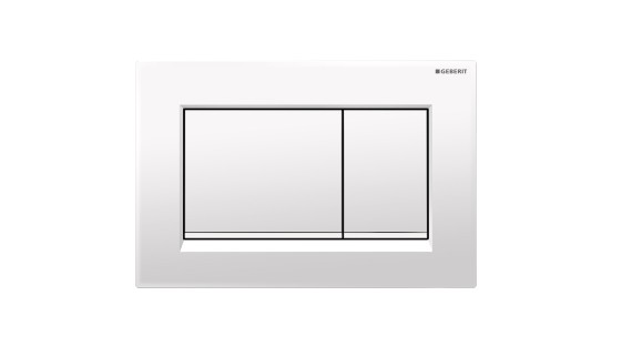 Bijela Sigma30 tipka (© Geberit) Bijela Sigma30 tipka (© Geberit)