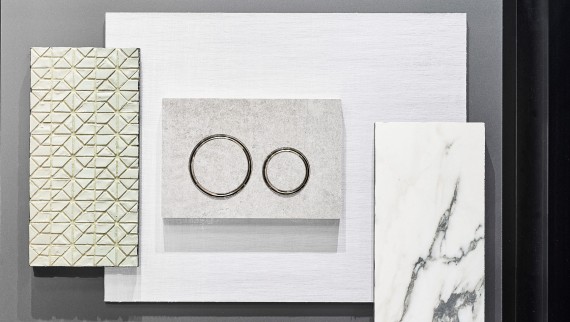 Tipka za aktiviranje Sigma 21 u izgledu betona s kromiranim dizajnerskim prstenovima Tipka za aktiviranje Sigma 21 u izgledu betona s kromiranim dizajnerskim prstenovima