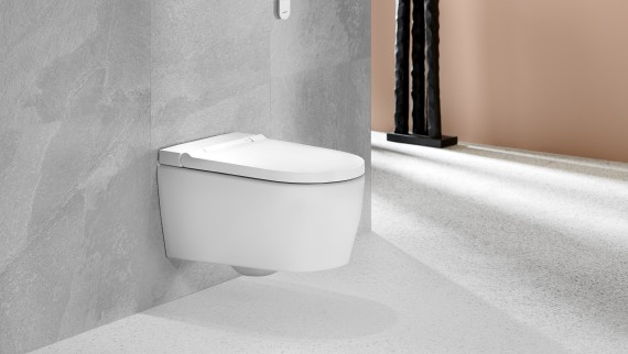 Geberit AquaClean, WC školjka s funkcijom bidea Geberit AquaClean, WC školjka s funkcijom bidea
