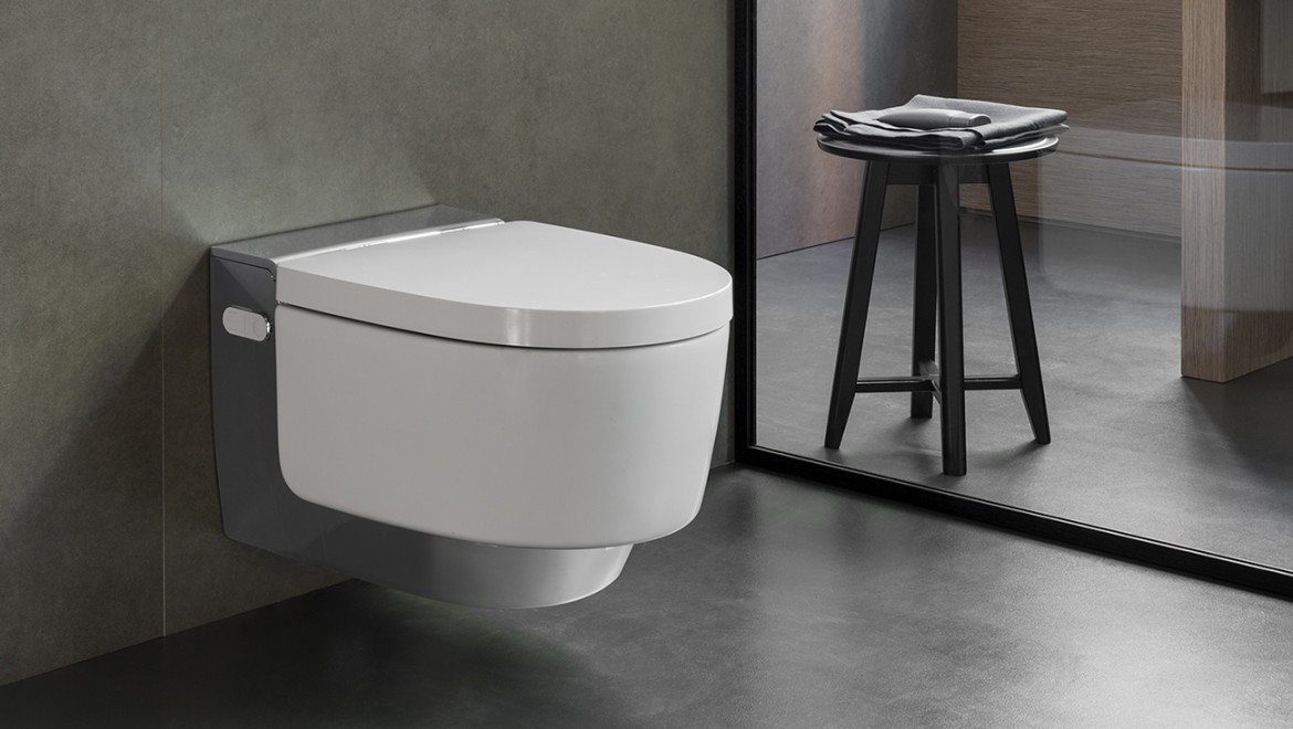 Geberit AquaClean Mera tuš WC uređaj za najviše zahtjeve za udobnošću (© Geberit)