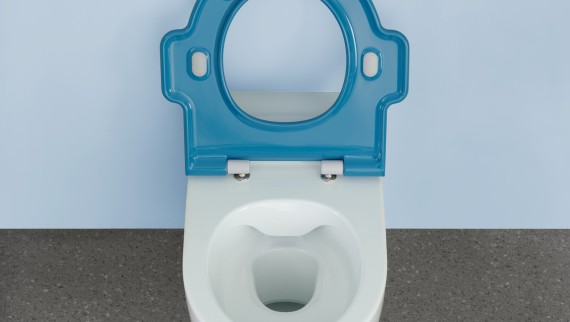 Podna WC školjka Geberit Bambini s Rimfree® tehnologijom Podna WC školjka Geberit Bambini s Rimfree® tehnologijom
