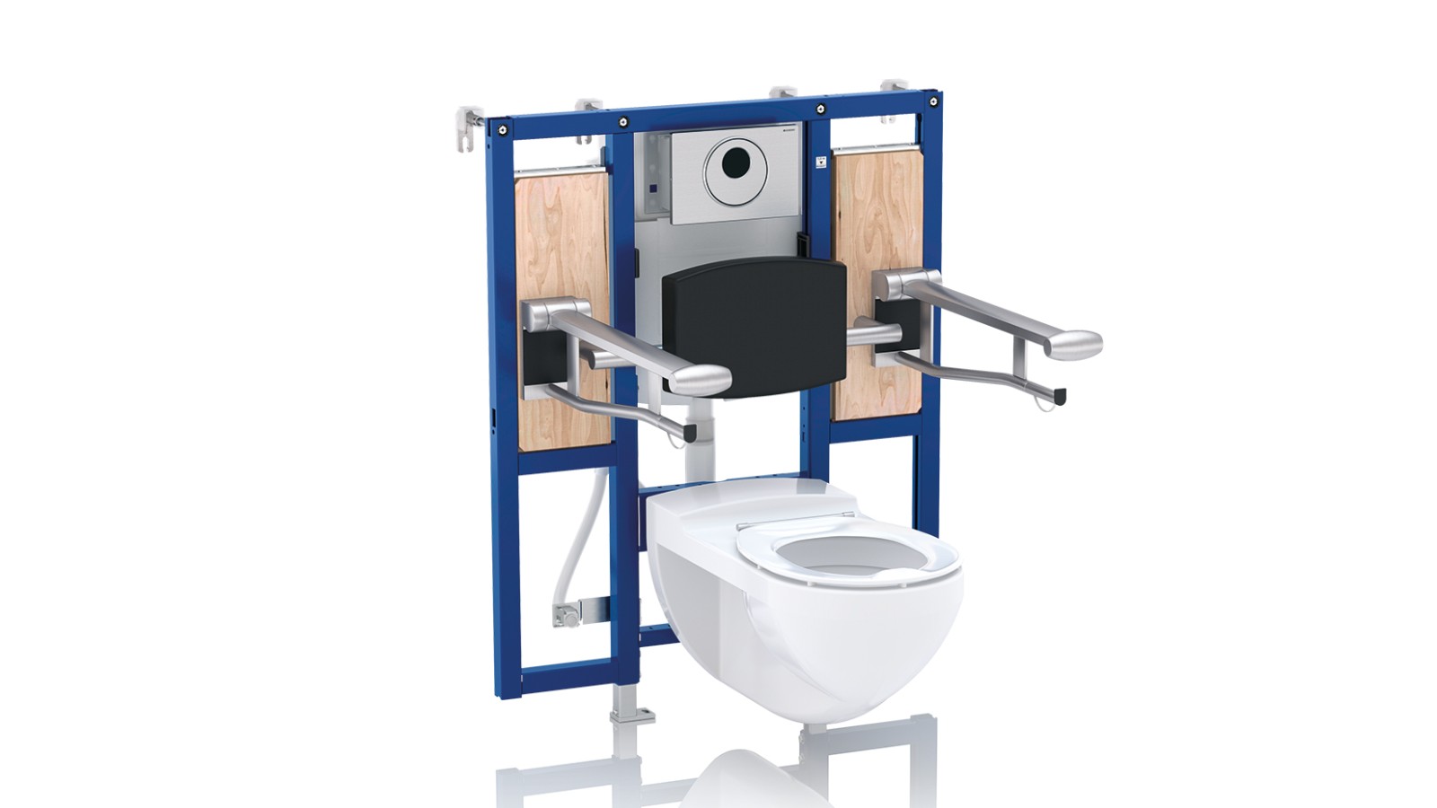 WC školjka prilagođena osobama sa smanjenom pokretljivošću s montažnim elementom Geberit Duofix WC školjka prilagođena osobama sa smanjenom pokretljivošću s montažnim elementom Geberit Duofix