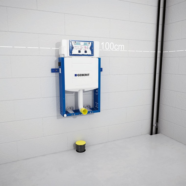 Ugradnja Geberit Kombifix ugradbenog vodokotlića