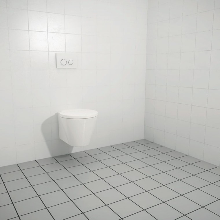 Pričvršćivanje sanitarnih uređaja na popločani zid