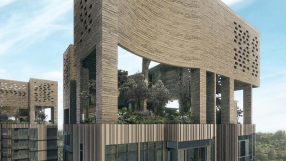 "Tajni vrtovi" rastu na vrhovima stambenih nebodera u gratskoj četvrti Martin Modern (© Darren Soh) "Tajni vrtovi" rastu na vrhovima stambenih nebodera u gratskoj četvrti Martin Modern (© Darren Soh)
