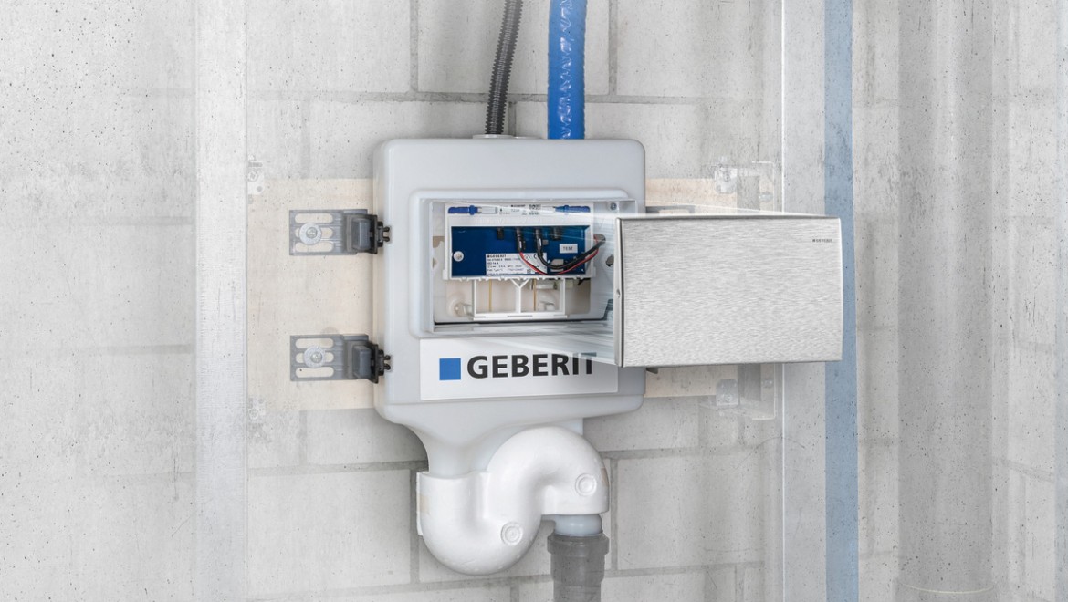 Uređaj za higijensko ispiranje Geberit HS30 posebno je idealn za primjene s velikim volumenom ispiranja u kompaktnim prostorima za ugradnju (© Geberit)