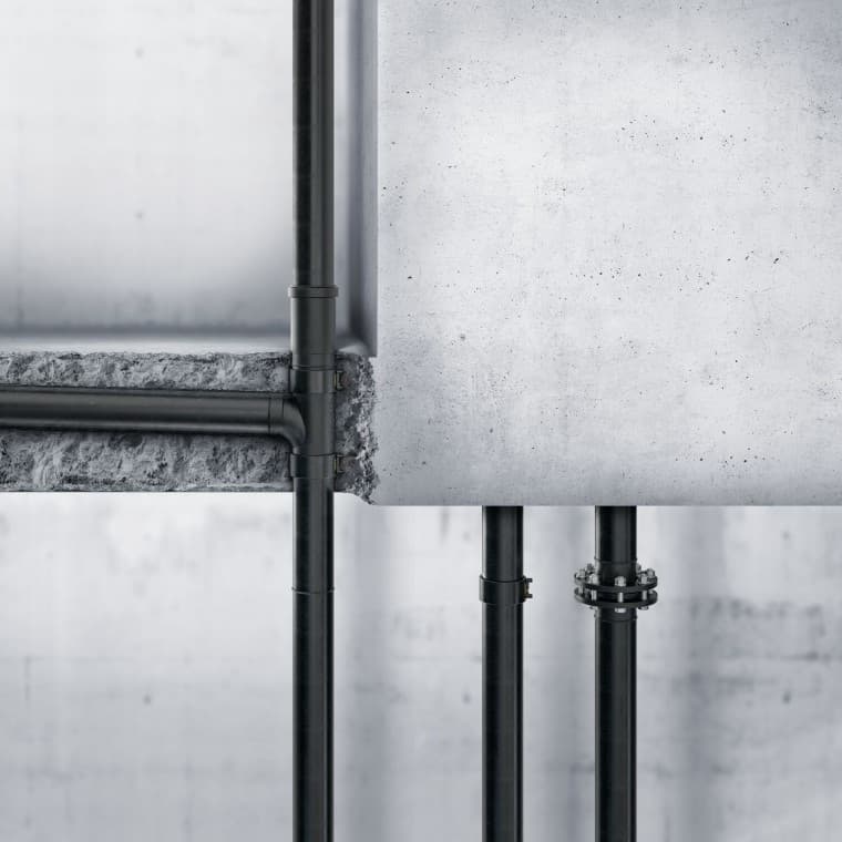 Geberit PE može se polagati i u beton Geberit PE može se polagati i u beton